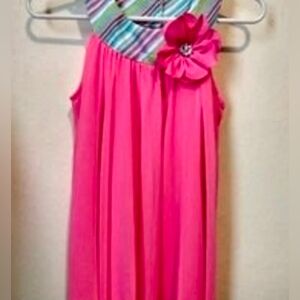 Youngland | Toddler 2T Hot Pink Tulle Sleeveless Sundress